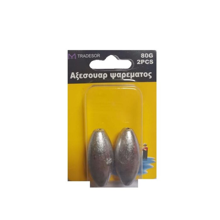 Βαρίδια αλιείας - 60gr - 2pcs - 30160