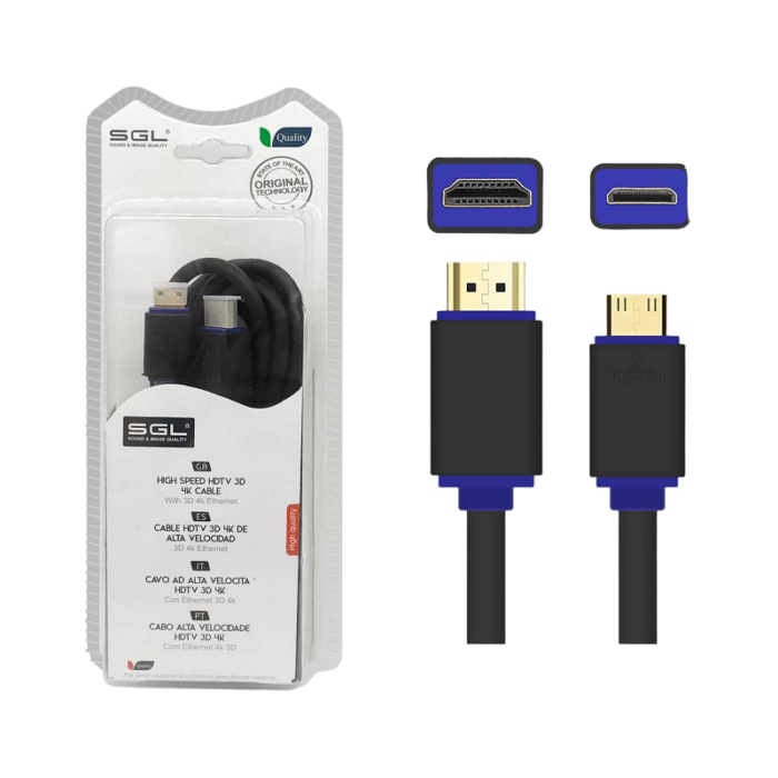 Καλώδιο HDMI σε Mini HDMI - 1592AB - 1.5m - 095165