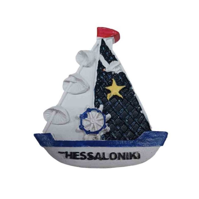 Tουριστικό μαγνητάκι Souvenir – Σετ 12pcs - Resin Magnet - Thessaloniki - 678366